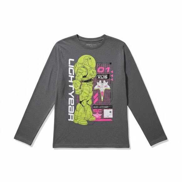 Disney Other - Disney Pixar Buzz Lightyear Boys Long Sleeve Graphic Tee Shirt Size XL NWT